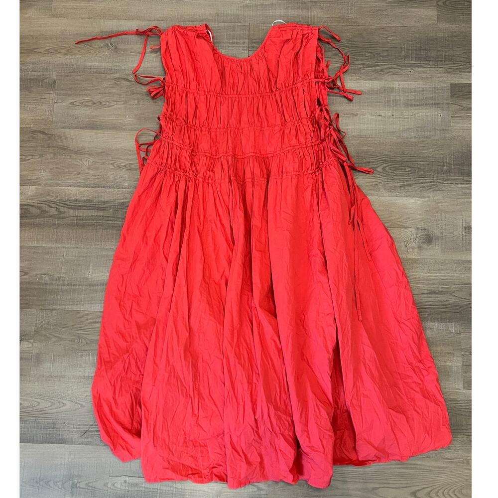 NWT ASOS ARRANGE Cotton Drawstring Lagenlook Dress w/ Pockets